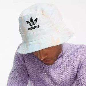 Adidas Marble Wash Bucket Hat Adidas Trefoil Logo Bucket Hat One Size